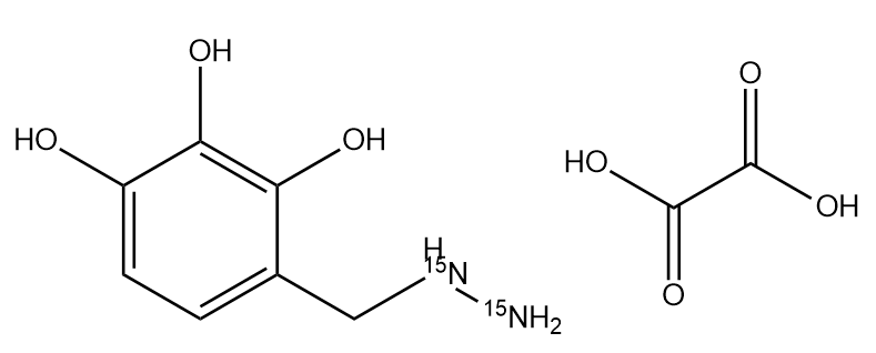 Trihydroxybenzyl Hydrazine-15N2 Oxalate